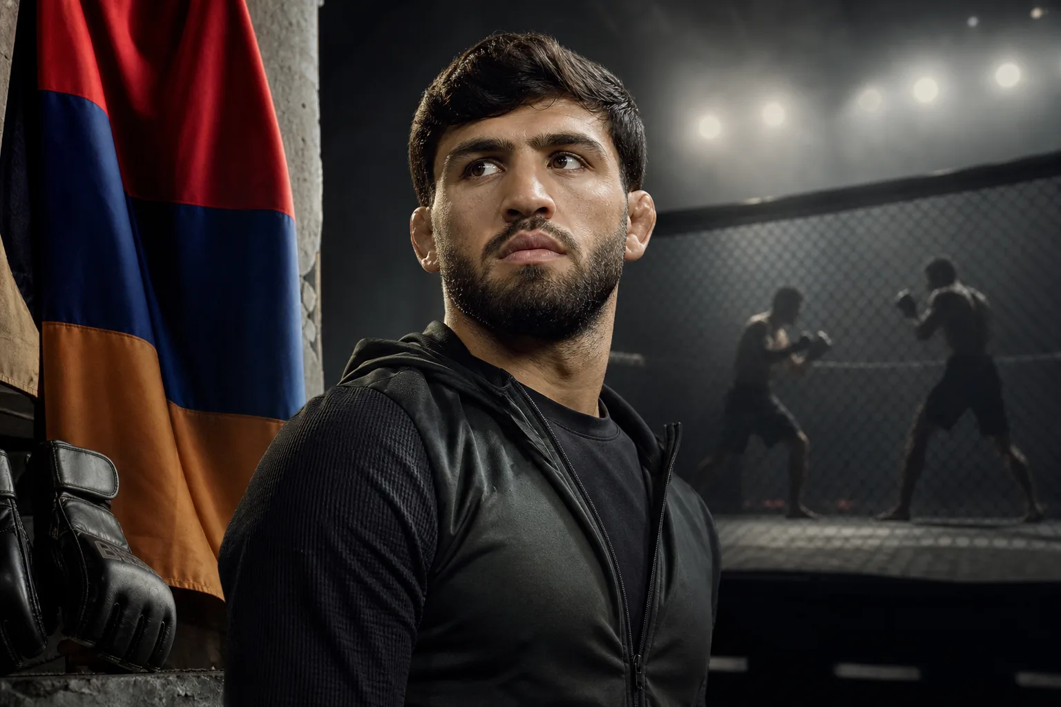 Editorial illustration for Why Arman Tsarukyan Is Drawing Attention After RAF 10