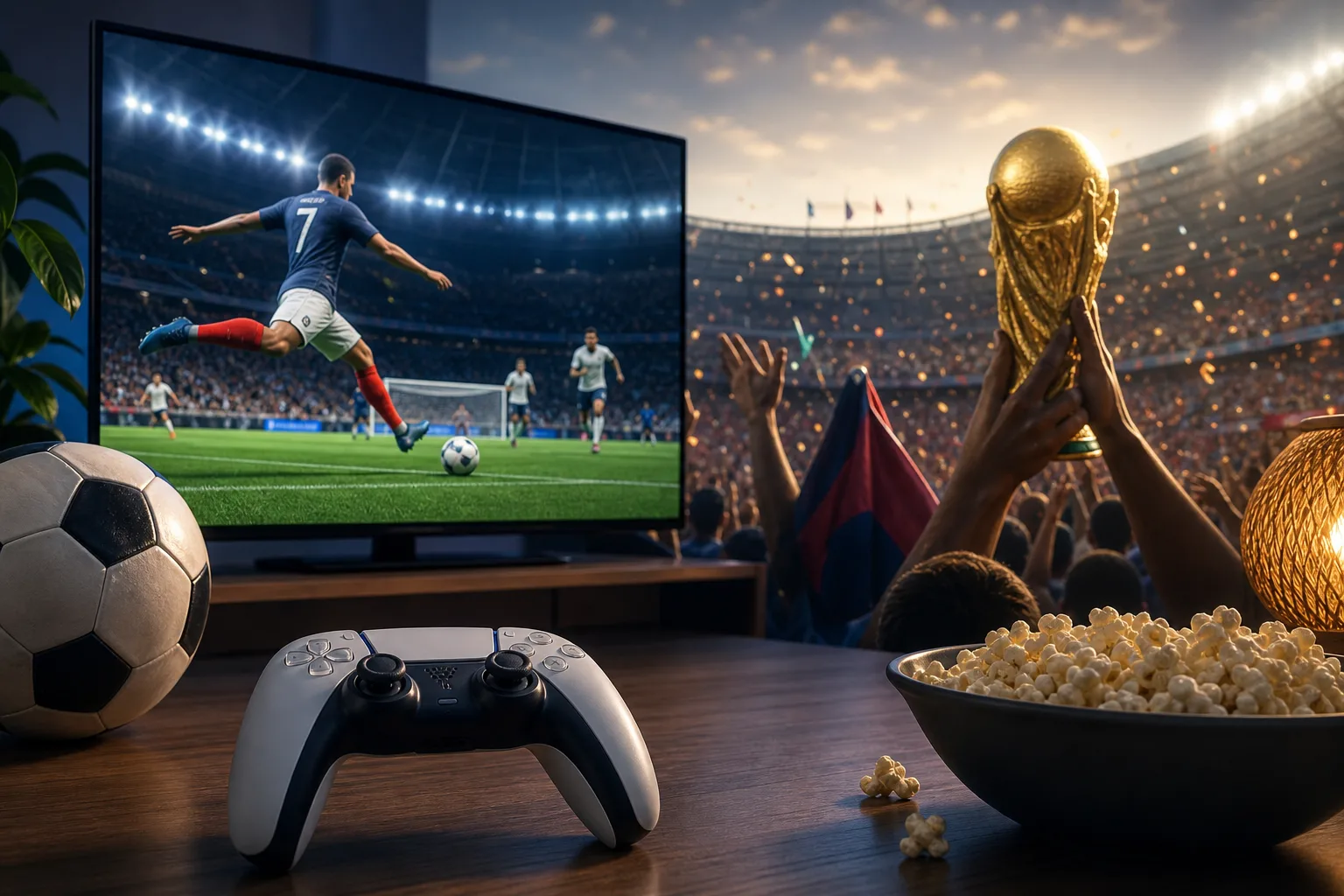 Editorial illustration for Why “FIFA game” searches are rising during this World Cup