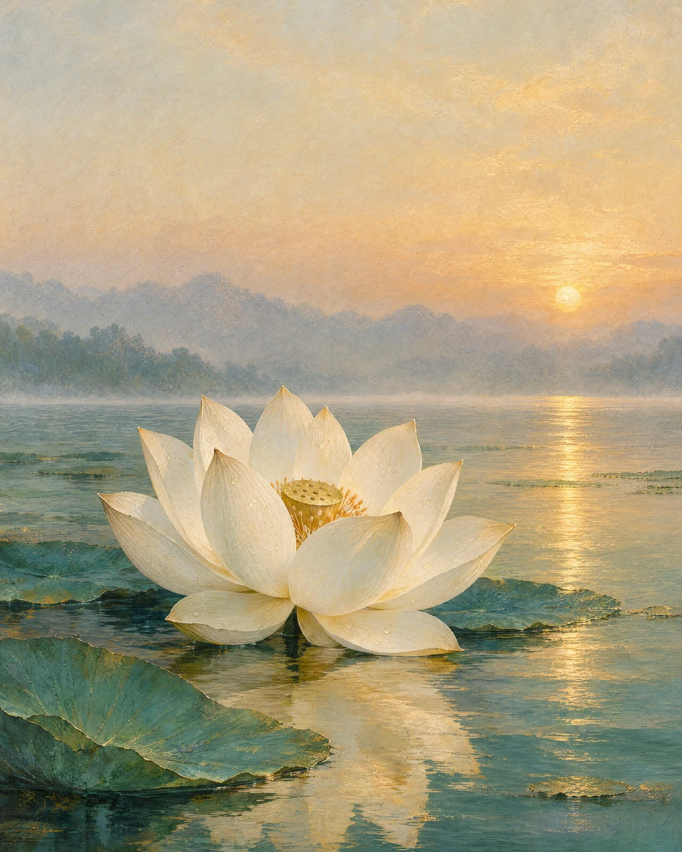 Lotus at First Light